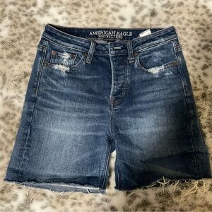 American Eagle Outfitters Dark Blue Jean Shorts